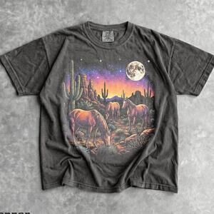 90S Country Wildlife T Shirt Men Women Unisex Graphic Tee